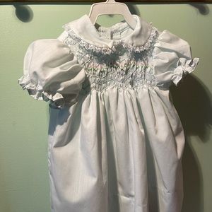 Light blue Polly Flinders toddler dress, 24 mos